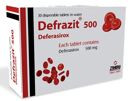 تصویر DEFRAZIT 500 mg Tablet For Oral Suspension 